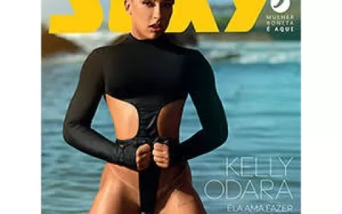 Kelly Odara, capa da revista Sexy, se torna criado