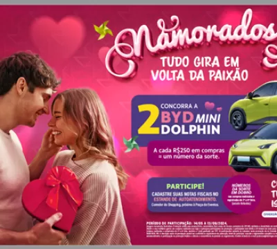 Dia dos Namorados: Shopping Interlagos anuncia sor