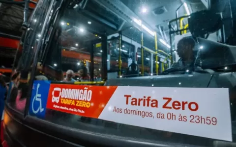 Domingão Tarifa Zero: Prefeitura de São Paulo Ofer