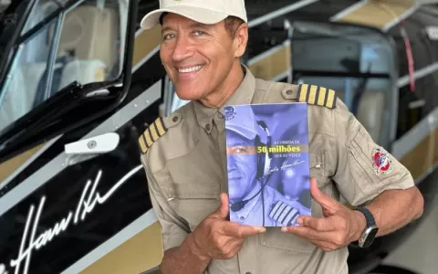 Comandante Hamilton lança livro A Corrida de 50 Mi
