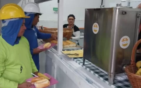 Construtora instala padaria para oferecer café da 