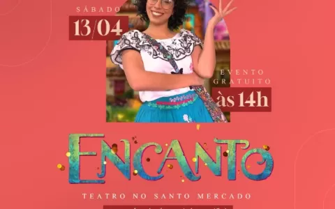 Teatro gratuito no Santo Mercado traz a peça “Enca