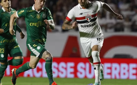 São Paulo e Palmeiras não saem do 0 a 0 pelo Brasi