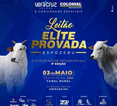 9ª Edição do Leilão Elite Provada acontece na Expo
