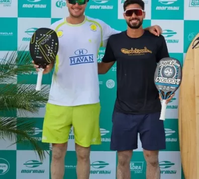 André Baran, número 1 do Brasil no Beach Tennis, é campeão por equipes e  vice individual no Rio