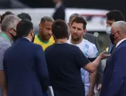 Anvisa paralisa jogo entre Brasil e Argentina pela