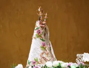 Manto de Nossa Senhora de Nazaré é apresentado e emociona fiéis na Paróquia São Pedro e São Paulo