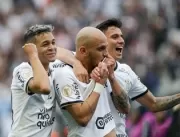 Corinthians vence Goiás e empata em pontos com líd