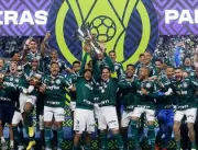 Palmeiras vence América-MG e recebe troféu de camp