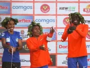 Queniana Catherine Reline vence corrida de São Sil