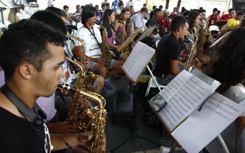 Parceria leva oficinas musicais a Canaã dos Carajá