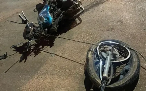 Acidente na Rua do Campo: Motociclista hospitaliza