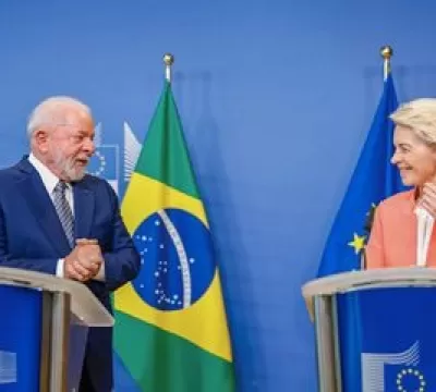 Acordo entre UE e Mercosul pode sair em 2023, diz presidente Lula 