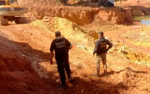 PF fecha quatro garimpos ilegais no sul do Pará  