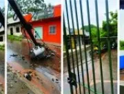 PARAUAPEBAS: Chuva e ventos fortes derrubam árvore