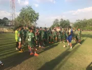 Elenco do Parauapebas Futebol Clube volta a treinar após receber pagamento