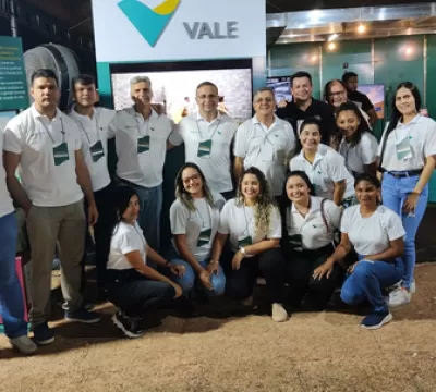 Vale esteve presente na sétima edição da Feira de Negócios de Canaã dos Carajás (Fenecan)
