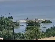 Mina 18 da Braskem se rompe na Lagoa Mundaú, em Ma