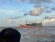 PF e Marinha interceptam embarcação com carga ileg