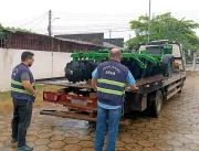 Fiscais da Sefa apreendem equipamento agrícola com