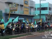Eleitores de Bolsonaro realizam carreata em Canaã 