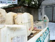 Prefeitura recolhe embalagens de agrotóxicos vazia