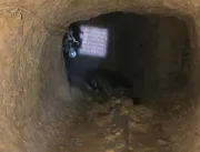Túnel de aproximadamente 30 metros é encontrado no