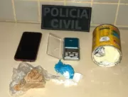 Polícia Civil prende mulher com drogas em Eldorado
