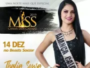 Thalia Sousa é escolhida Miss Canaã 2019