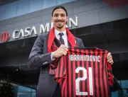 Ibrahimovic é apresentado no Milan e projeta duelo