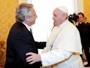 ​Papa Francisco encontra Alberto Fernandez no Vaticano