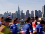 Corredores comemoram volta da Maratona de Nova Yor