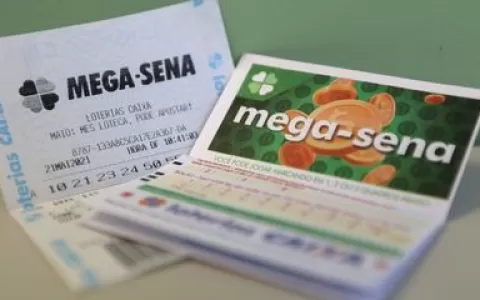 Mega-Sena sorteia nesta quarta-feira prêmio estima