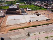 Obras da nova Praça de Alimentação de Canaã seguem avançando