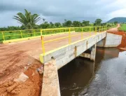 Inauguradas três novas pontes de concreto em Canaã