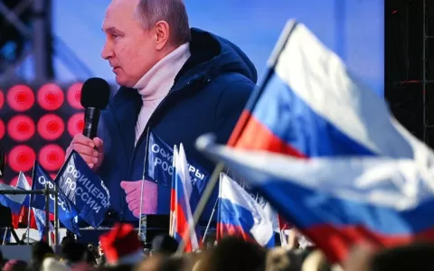Em show, presidente russo diz que país nunca estev