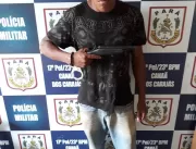 Assaltante é preso com arma de fogo em Canaã