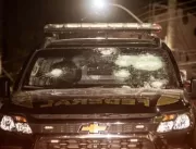 Carro da Polícia Federal foi atingido por pelo men