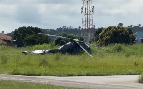 Segundo helicóptero cai no aeroporto de Pará de Mi