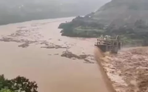 Barragem se rompe no Rio Grande do Sul e ameaça mu