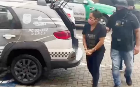 Vídeo: PC-AM prende mulher pelo crime de lesão cor