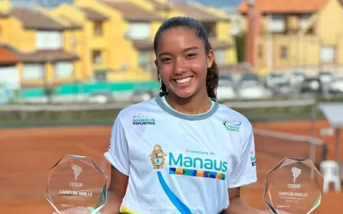 ​Beatriz Rodrigues, atleta do programa ‘Manaus Olí