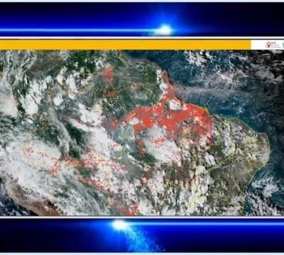 ​Imagens de satélites do Inpe mostram os responsáveis por queimadas que atingem capital do Amazonas