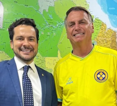 ​Capitão Alberto Neto e Bolsonaro confirmam visita
