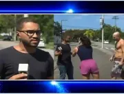 Repórter da Globo é ameaçado durante programa ao v