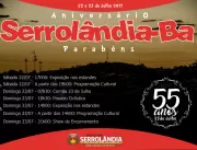 Aniversário de 55 anos da cidade de Serrolândia-Ba