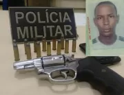 Polícia Militar de Piritiba prende homem com revól