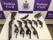 Policia Civil Recupera armas furtadas do Fórum Man