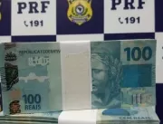 Passageiro é preso com mais de R$ 200 mil em dinhe