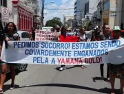 Protesto em Jacobina pede segurança em barragem e 